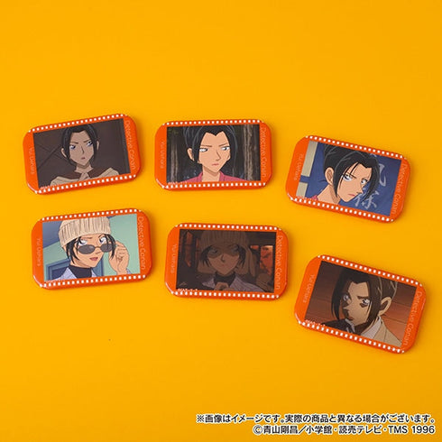 『名探偵コナン』スクエア缶バッジコレクション/上原由衣【BOX】